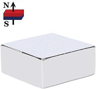 LIA Magnet - 1 Piece Rectangular 36x36x15mm Small Shape NdFeB Rare Earth Magnetic Grade N52 Neodymium Permanent Powerful Office Magnet Multi-Use Holder Fastener Metal Adhesive Sticker