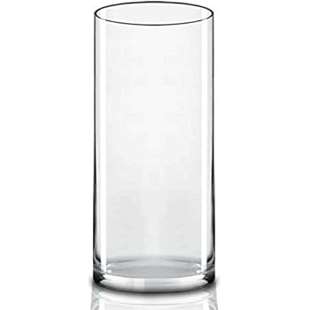 Amazon Com Cys Excel Glass Cylinder Vase Floating Candle Holder