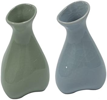 Small Ceramic Chinese Oriental Vases Decorative -Set of 2 HakkaGirl
