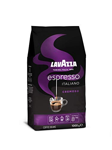 Lavazza, Espresso Italiano Cremoso, Arabica und Robusta Kaffeebohnen, mit Aromanoten von Gewürzen und Kakao, Intensität… – Bild 4