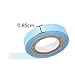 2 Rolls Lace Front Hair System US Tape Double Side Adhesive Tape For Hair Extensions/Wigs/Toupee 0.85cmx3Yards Strong Double Tape Blue Colorthumb 3