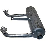 Right Muffler, above deck, fits FR481V, FR541V, FR600V, FS481V, FS541V, FS600V, FX481V, FX541V, FX600V Series engines Kawasaki Engine Parts, Kawasaki, Engine Mufflers