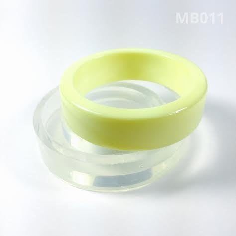 Alamould Molds Clear Silicone Mold for Creating a Bangle/Bracelet (MB011)