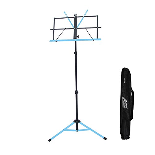 Audio 2000s 60" Height Portable Sheet Music Stand Dual Color Black/Blue AST444B-BBL