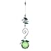 H&D HYALINE & DORA 30mm Crystal Ball Chandelier Prism Ornaments Hanging Suncatcher (Green)