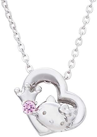 [ホワイトクロ―バー] ハローキティ 45周年 ネックレス オープンハート HelloKitty サンリオ ペンダント シルバー SA45KT-N002RD