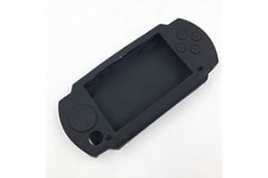 CALSGKSPRAY Black Protective Soft Rubber Silicone Skin Case Cover for PSP 1000 1001 Accessories