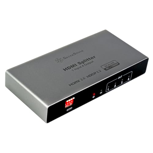 Silverstone Technology HS14 4K HDMI2.0 Splitter 1 in 4 Out, SST-HS14