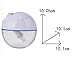 Portable USB Mini Beetle Ultrasonic Humidifier LED Night Light with Touch Sensor for Home Office Travel