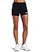 ASICS Women's Baseline Volleyball Shorts, Black, Medium