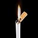 Cool Lighter Cigarette Shaped Mini Lighter Refillable Butane Gas Jet Flame Cigar Outdoor Camp