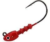 Pradco Bomber Saltwater Grade Shad-Head Jig 1/8 oz Red