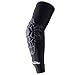 COOLOMG Basketball Arm Sleeve (1 SLEEVE) Compression Padded Elbow Sleeve Protective Gear Black_XS