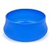 Guyot Designs 48-Ounce Squishy Dog Bowl Water Bottle (Blue,Large)