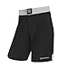 Sanabul Essential MMA Shorts for Men Boxing No Gi Jiu Jitsu Grappling BJJ Shorts, Silver 30 inch W