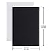 Dragang 12 Pieces Black Adhesive Back Felt Sheets Fabric Sticky Back Sheets, 8.3 by 11.8