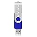 KOOTION 10 Pack 4 GB USB Flash Drive 4gb Flash Drives Keychain Thumb Drive Swivel Memory Stick Blue