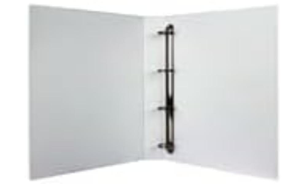White Box Presentation 25 mm 4D-Ring Binder - White