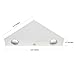 Lightess Modern LED Wall Sconces Triangle Mini Wall Lamp Designed 3W Cold White