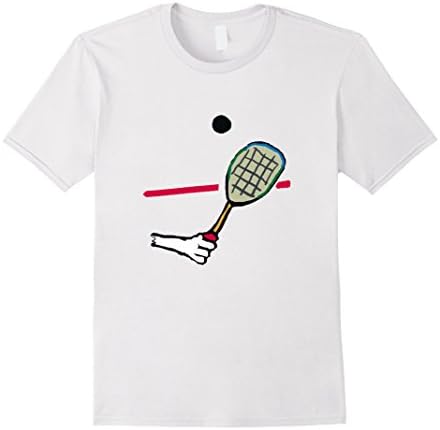 Mens Squash Tee Small White