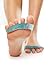 Set of 4 Best Gel Toe Seperators - Straightener, Bunion Corrector for Women and Men. Open + Closed Toe Stretcher Spacer Foot Care Set. Brace for Pain, Crooked Toes, Pedicure, Plantar Fasciitis