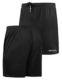 Neleus - Pantalones cortos de entrenamiento para hombre, malla de 7.0 in
