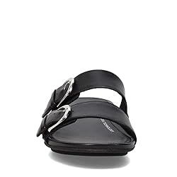 Fitflop Women's Slide Sandals, All Black, 11