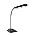Byyoulike LED Desk Lamp Flexible Gooseneck Table Lamp with Touch Control 5 Brightness Levels Adjustable Night Light Eye-Caring Dimmable Table Light(Black)