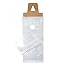 ClearBags LDPE Clear Door Knob Bags, 6x9, Clear, 100 Pack, Door Hanger Clear Bag with Cut Out Hole for Hanging School Supplies, Business Flyer, Newspaper, Merchandise, Magazine Hangers, DK3A