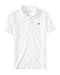 Aeropostale Men's A87 Solid Logo Piqu? Polo Shirt L Bleach