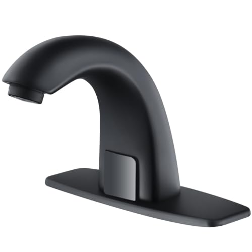 Restroom Faucet Touchless Bathroom Faucet With Motion Sensor - Automatic Hands-Free Chrome Basin Mixer Tap With Deck Plate Smart Faucet Bathroom - View #6