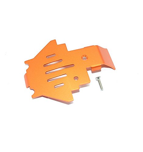 Traxxas TRX-4 Trail Defender Crawler Upgrade Parts Aluminum Center Gear Box Bottom Protector Mount - 1Pc Set Orange