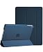 ProCase Smart Case for iPad Air 1st Edition, Ultra Slim Lightweight Stand Protective Case Shell with Translucent Frosted Back Cover for Apple iPad Air 2013 Model (A1474 A1475 A1476) -Navy