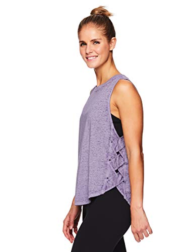 Gaiam-Womens-Flowy-Yoga-Tank-Top-Sleeveless-Performance-Workout-Shirt-wStrappy-Side-Detail