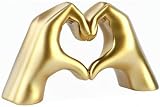 Kityemo Love Finger Statue Gold Modern Art Sculpture Gesture Decor Large view 8