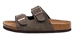 CUSHIONAIRE Women's Lane Cork footbed Sandal with