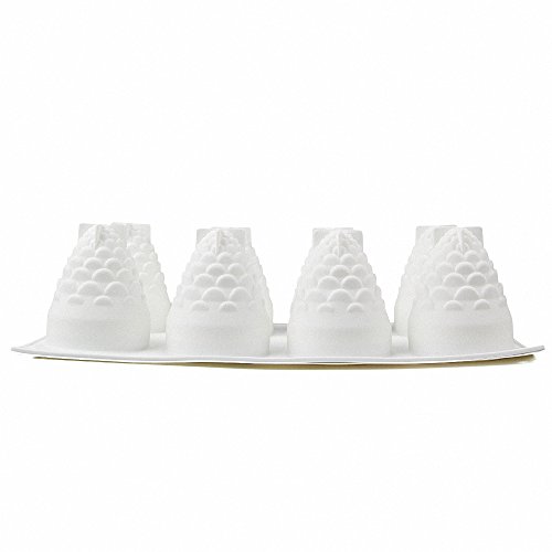 3D Pinecone Cake Mold - MoldFun Christmas Pine Cone Silicone Tray Mold for Mousse Cake, Muffin, Chocolate, Ice Cube, Pudding, Candle, Soap, Lotion Bar, Clay, Wax, Crayon
