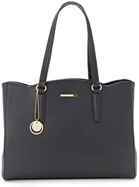 バッグ レディース トートバッグ 通勤 オフィス Ａ４ 黒 無地 ファスナー付き Honeys ハニーズ スカラップトートＢａｇ 2531216243