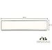 Hamilton Hills New Modern Vanity Light | Frosted LED Brushed Nickel Wall Mounted Lighting | Vertical or Horizontal Box Light | 3000K Warm White 24