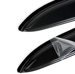 Wensdy 4Pcs Side Window Deflector Visor Rain Guard