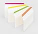 Post-it Tabs, 2 in Angled Lined, Assorted Bright Colors, 6 Tabs/Color, 4 Colors, 24 Tabs/Pack (686A-1BB)