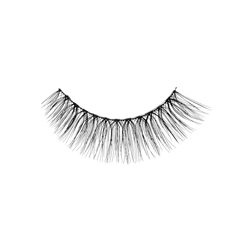 KISS Looks So Natural, False Eyelashes, 'Shy', 12mm, Includes 5 Pairs Of Lashes, Easy to Apply, Reusable Lash Clusters