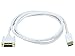 Monoprice 6ft 28AWG DisplayPort to DVI Cable - White