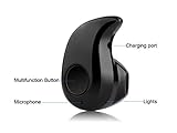 Actpe Ultra Mini Invisible Bluetooth Earpiece Earbud Earphones Headset Headphones with Mic & Hands-free Calls for iPhone 7 6S Plus 5S iPod iPad, Samsung Galaxy S7 S6 Edge Note 5, Android Cell Phone
