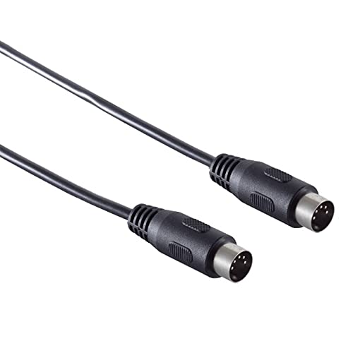 High Quality Midi Cable 5 m Black 5-Pin DIN