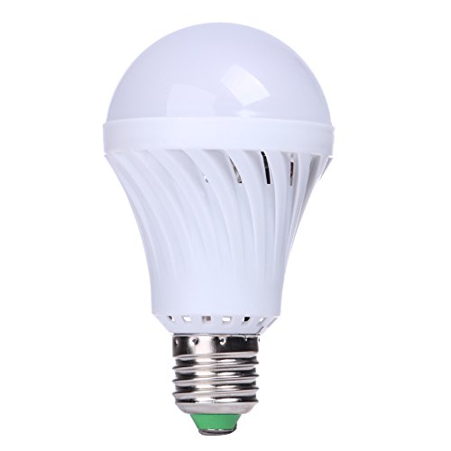 Alloet AC 85- 220V Smart Bulb 7W E27 Base Led Auto Bulb Sound Sensor Light Lamps