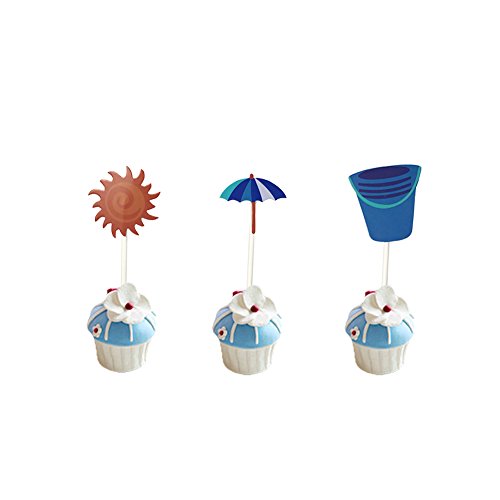 Fun Diy Summer Beach Ball Sun Umbrella Slippers Cake Cupcakes