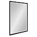 Kate and Laurel Calter Modern Decorative Framed Beveled Wall Mirror, 25.5x37.5 Black