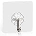 6 Pack Super Heavy Duty Seamless Hooks No Scratch Hooks with Electrostatic Adherence, Great Necessity for Bathroom Kitchen Wall & Ceiling Hanger