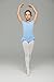 MdnMd Ballerina Outfit Leotard Raglan Cap Sleeve (Tag 120 - Age 4-6, Blue)
